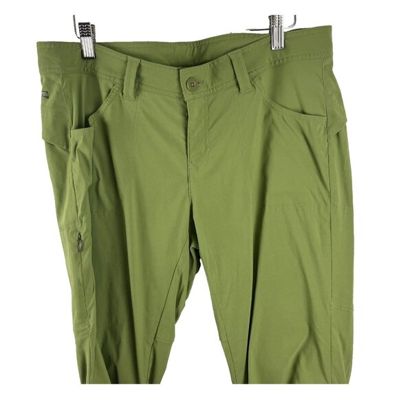 MEC Pear Green Nylon Hiking Pants Womens Size 12 - Picture 1 of 15